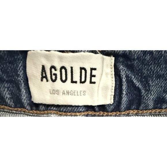 Agolde Los Angeles Blue Jeans Streetwear Vintage High Rise Casual Chic Streetwea - Picture 4 of 13